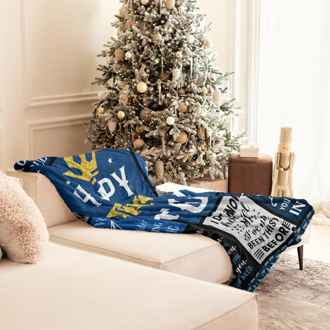 Nuritus blanket on couch provides easy warmth while relaxing at home