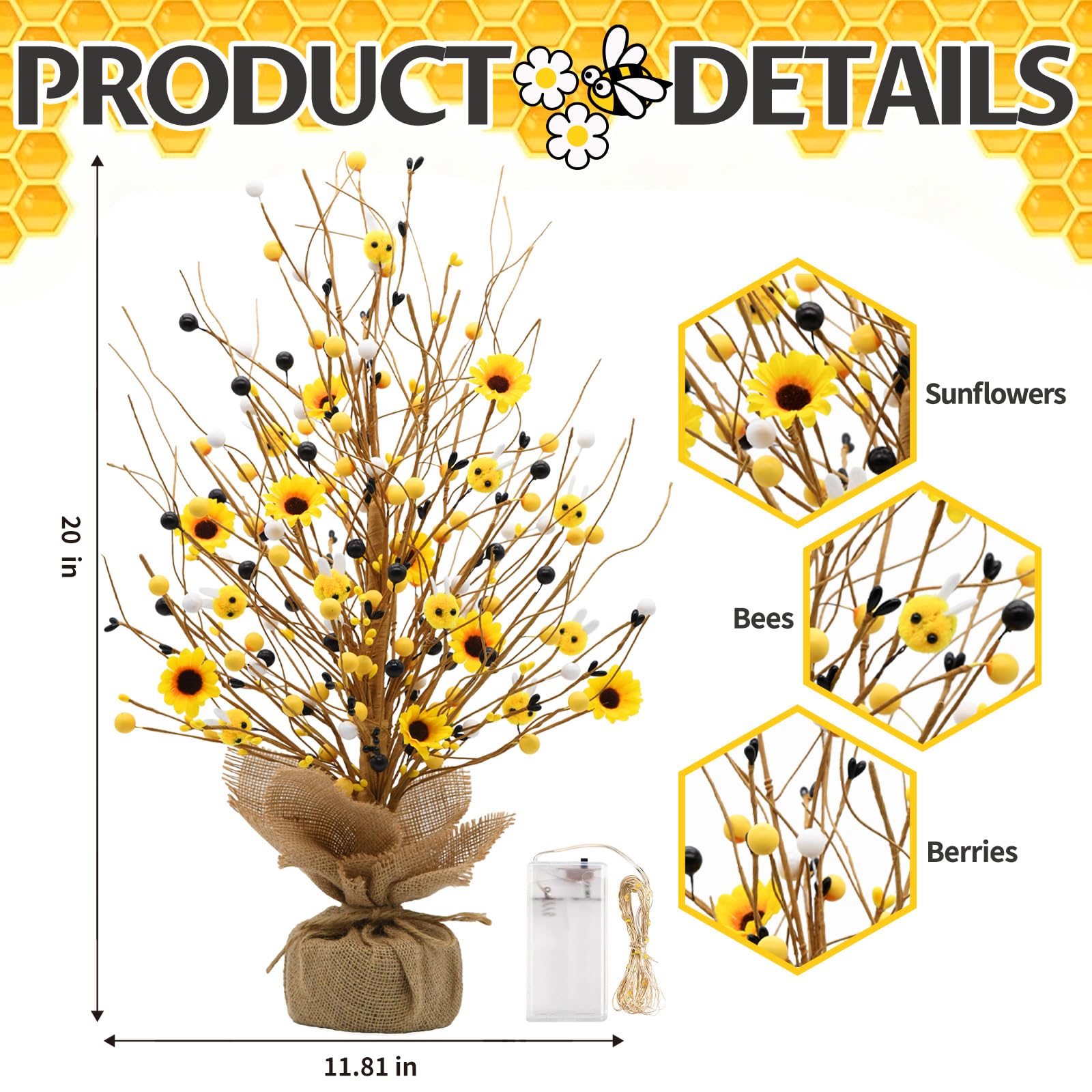 nuvagiki bumblebee figures detail captures whimsical garden accents