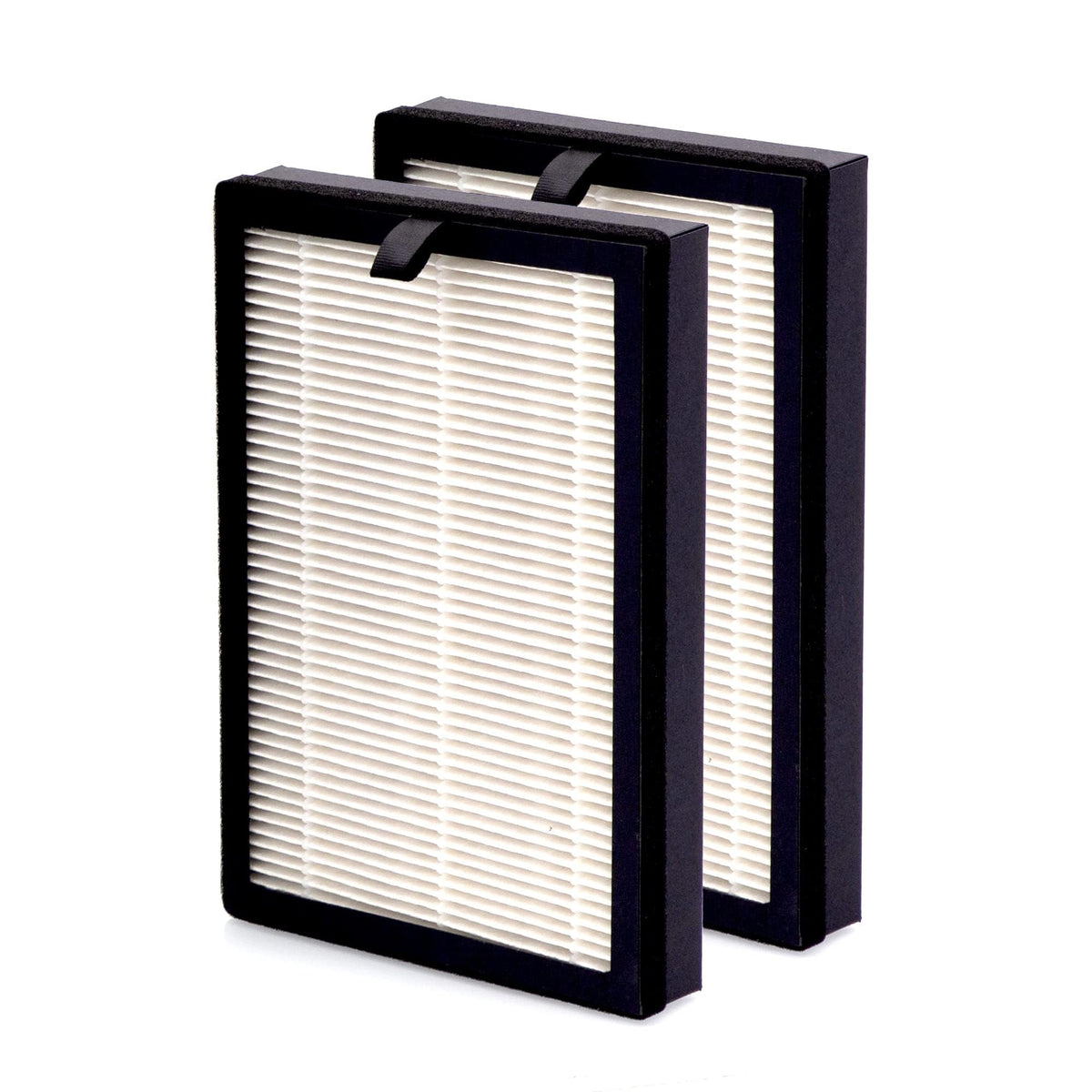Nuwave HEPA/Carbon replacement filter two-pack for OxyPure; blocks pollen, dust, and odors.