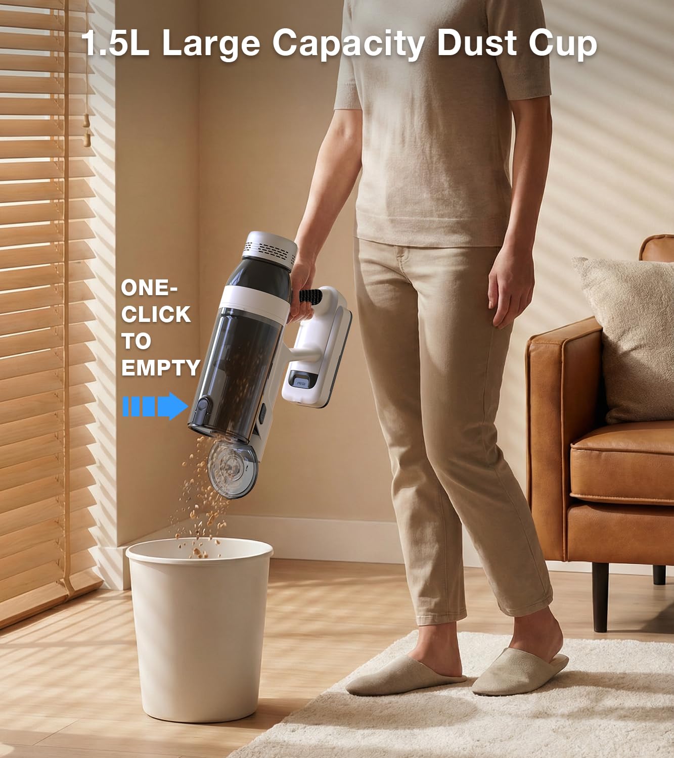 NuYupo versatile attachments tackle corners, upholstery, pet hair, and vents