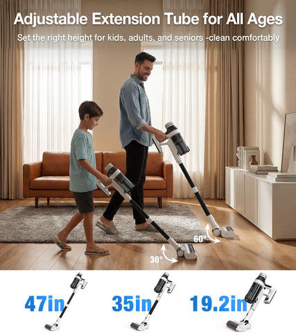 NuYupo hygienic emptying dumps dust in seconds with one touch