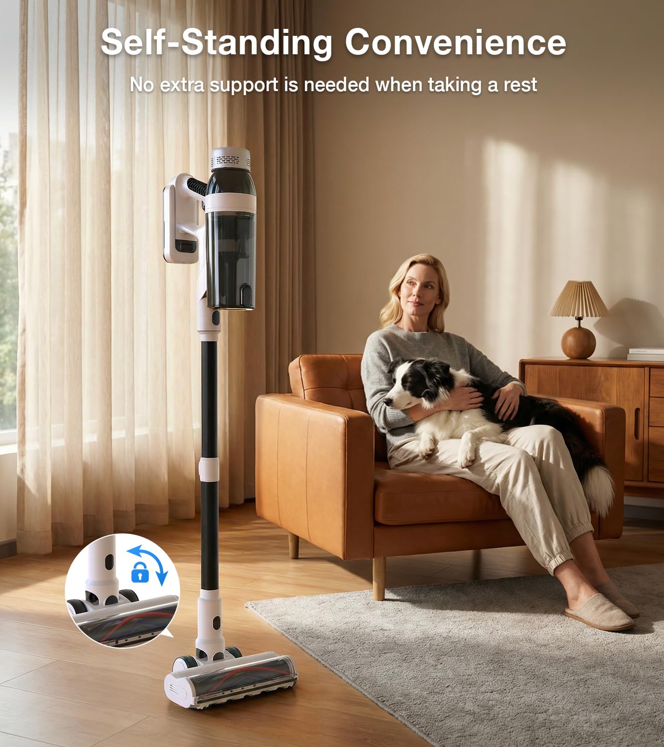 NuYupo 55-minute runtime supports quick cleans and deep cleaning sessions