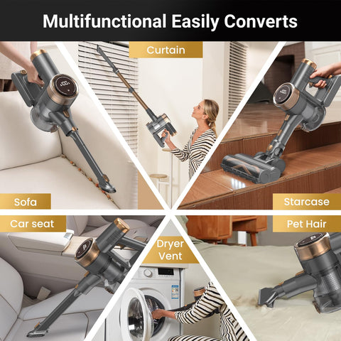 NuYupo DHC100 included accessories support versatile cleaning tasks