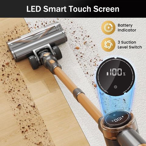 NuYupo DHC100 wall-mount charging keeps the vacuum ready without clutter