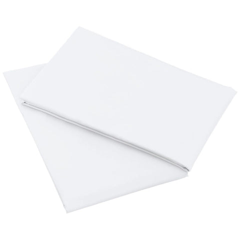Nuzzle pillowcase on clean white bedding simplifies bed-making.
