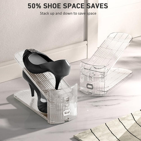 NVGSN double stack shoe storage saving shelf space