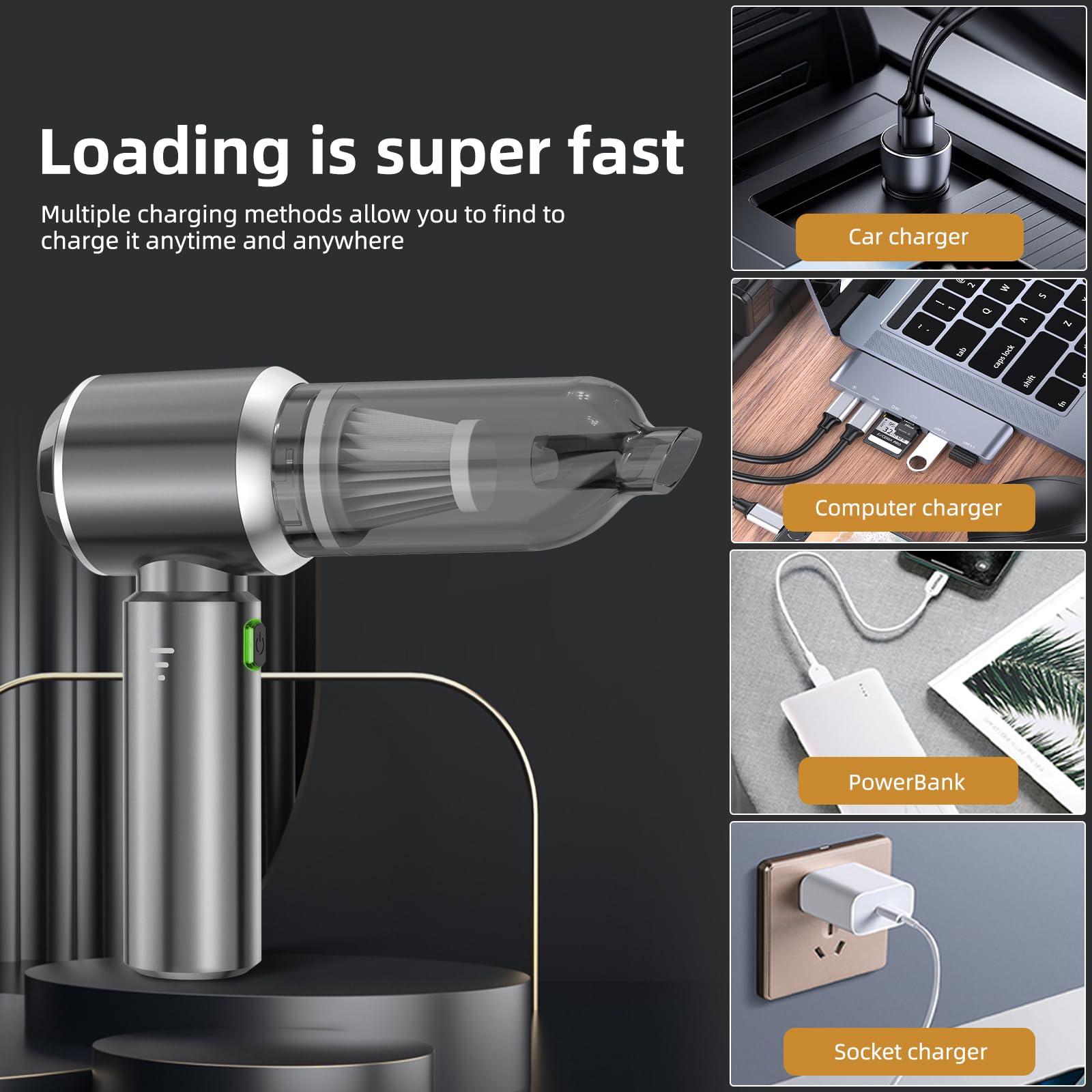 NVKHG cordless design enables cleaning anytime, anywhere.