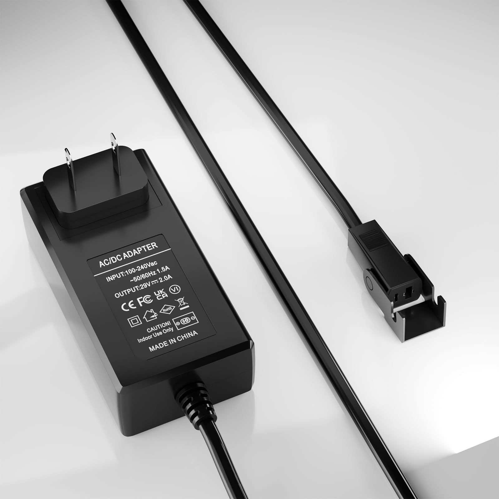 nvmw 29V 2A power supply fire-resistant housing showcases durable safety construction