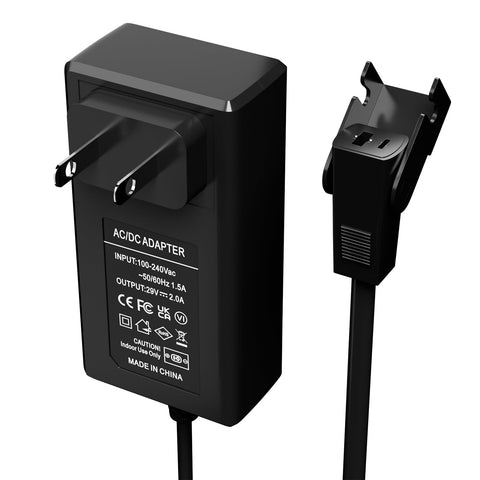 nvmw 29V 2A power supply front view for quick plug-in compatibility with recliners