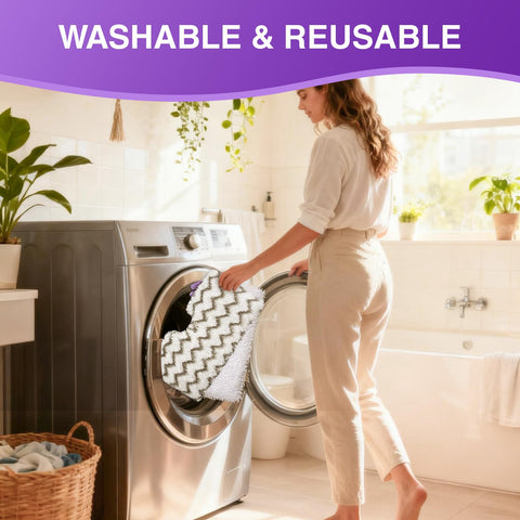 NXPPYY sandwich mesh lining aids even steam release during mopping