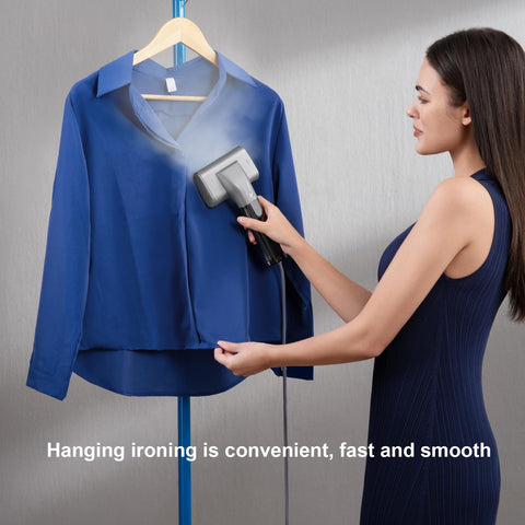 nxuoo G10 Pro Travel Steamer dual steam settings for fabrics.