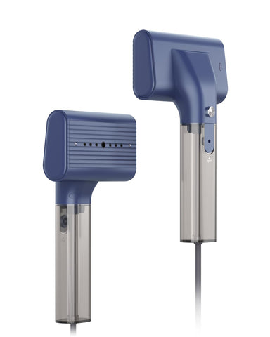 nxuoo G10 steamer compact design, ideal for travel storage and quick touch-ups