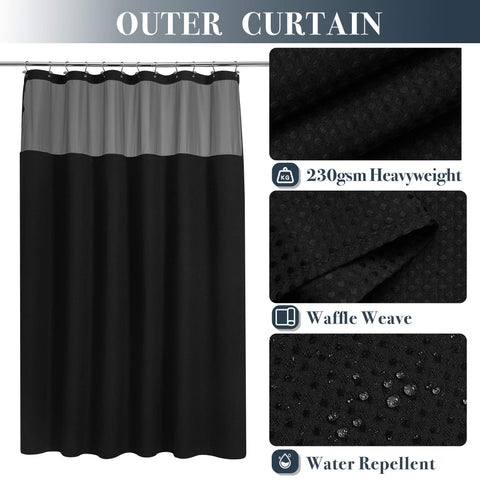 N&Y HOME detachable fabric liner snaps on for easy cleaning and quick replacement.