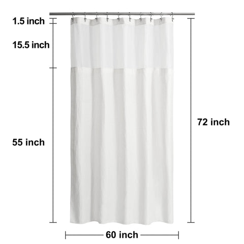 N&Y HOME mesh top window provides light while maintaining privacy.