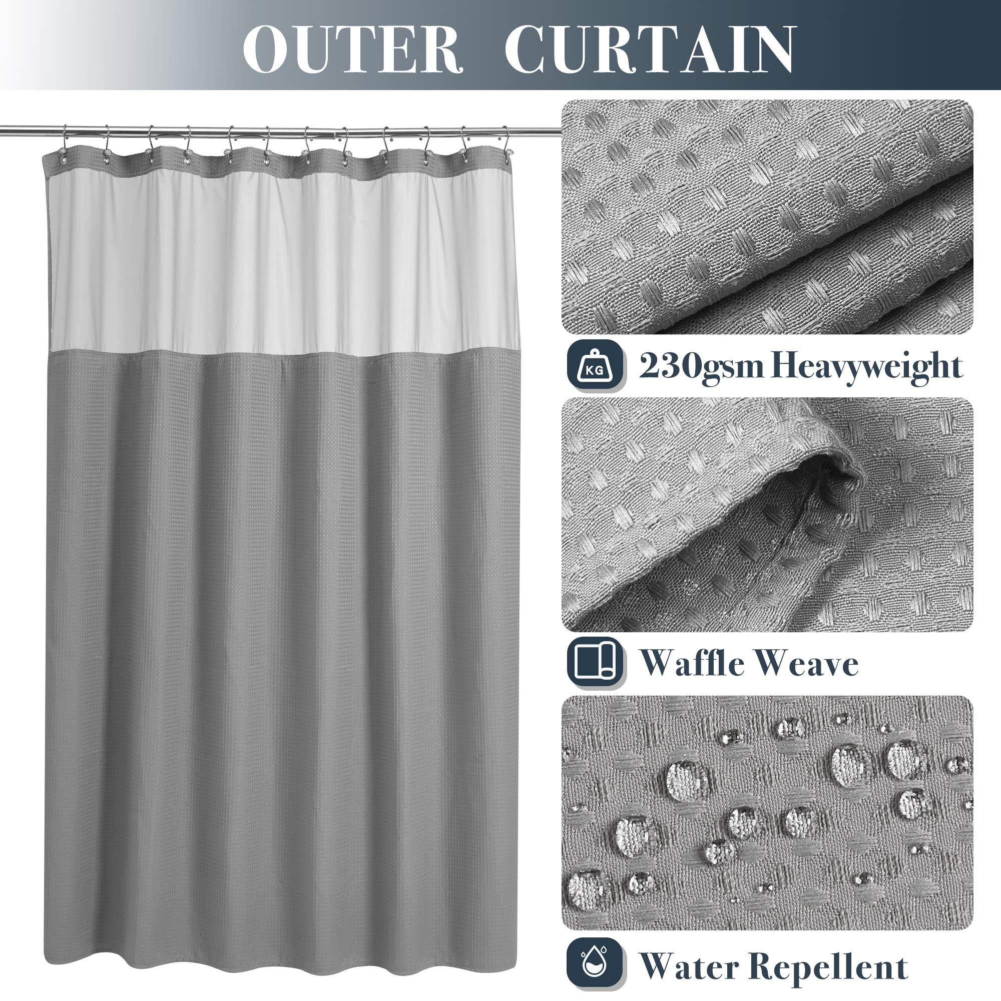 N&Y HOME snap-in fabric liner demonstrates easy removal for quick cleaning.