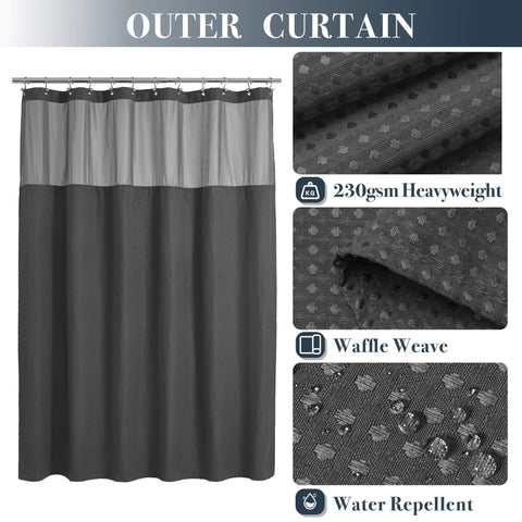 N&Y HOME snap-in liner with mesh top window offers light and airflow.