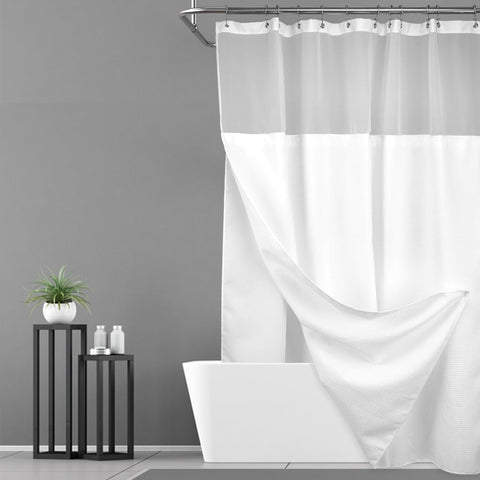N&Y HOME waffle weave shower curtain 60x72 for stylish coverage and privacy.