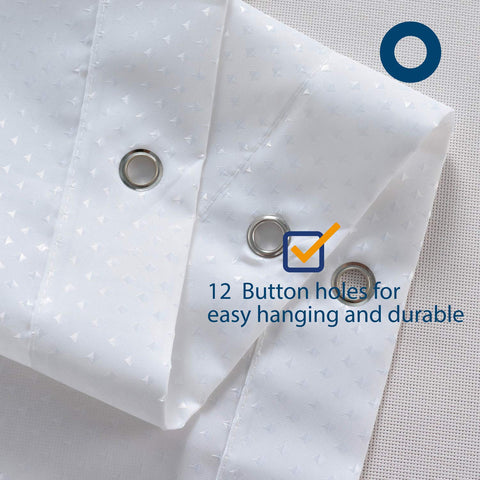 N&Y HOME water-repellent polyester curtain dries quickly after use.