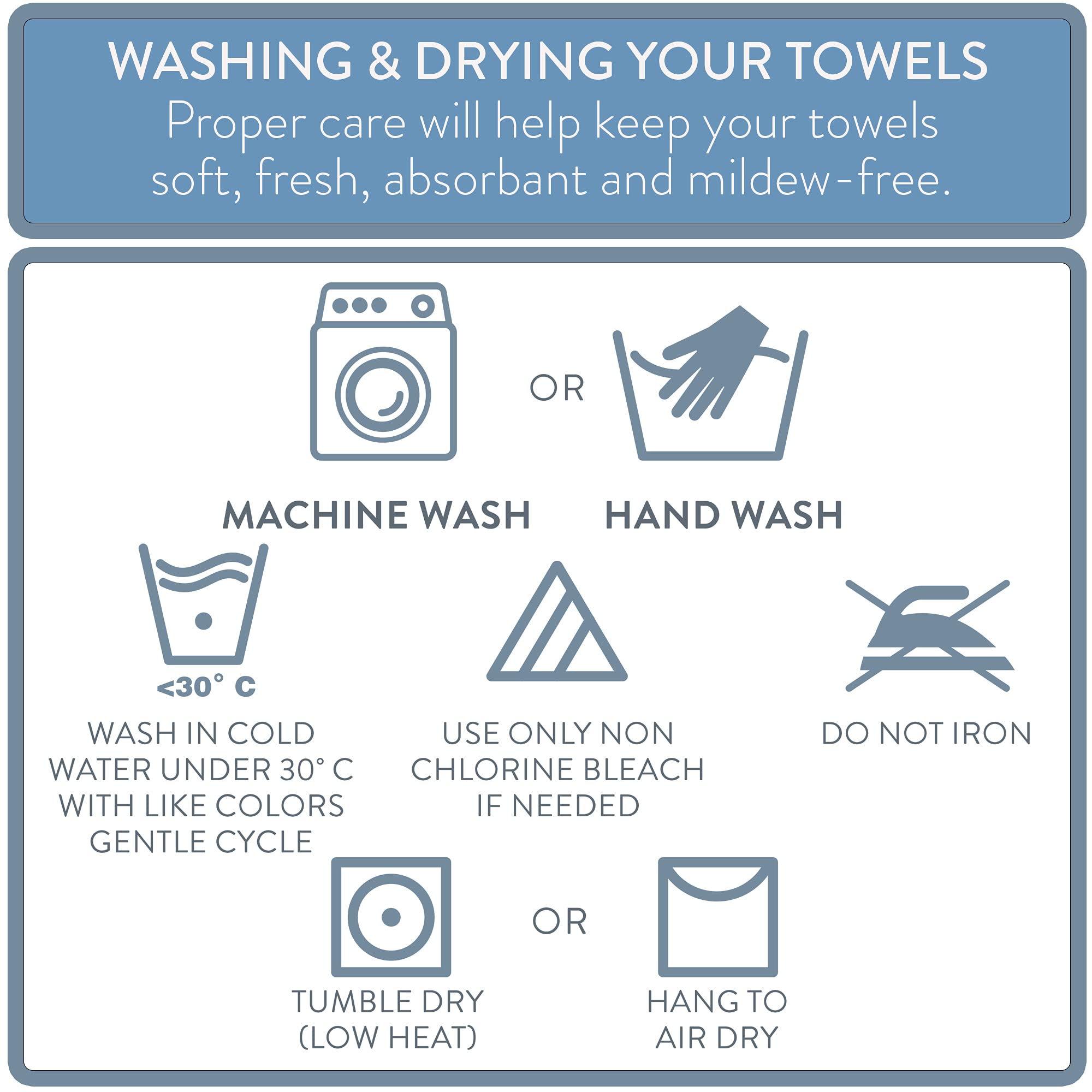 NY Loft 30x52 inch towels provide full-body coverage.