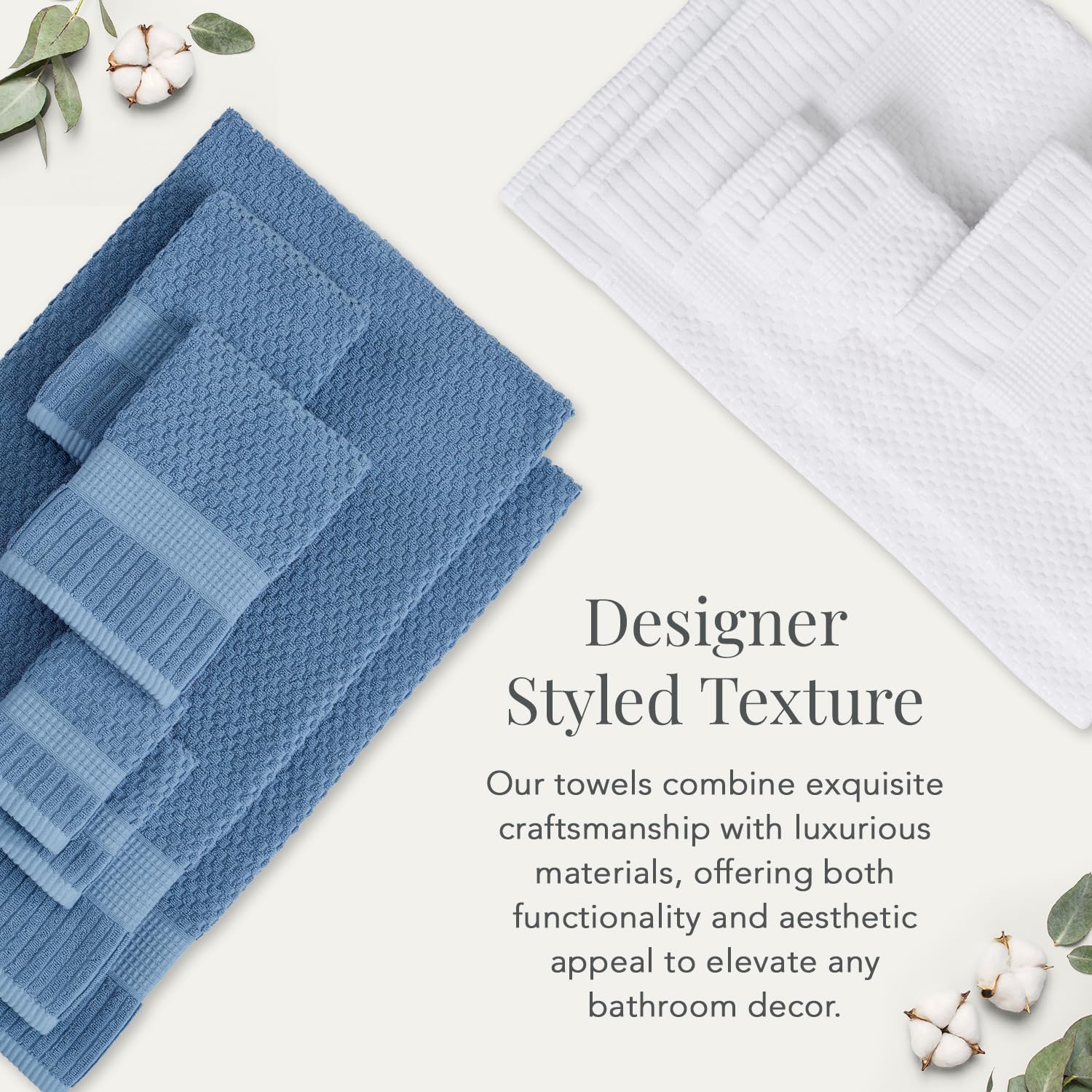 NY Loft textured fabric dries quickly to stay fresh between washes.