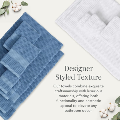NY Loft textured fabric dries quickly to stay fresh between washes.