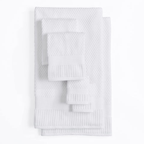 NY Loft Trinity towels demonstrating quick-dry performance after washing.