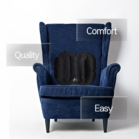 Nyack Exchange Lumbar Pillow ideal for car travel and flights