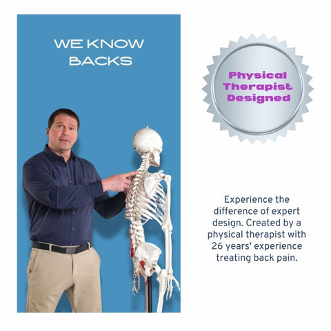 Nyack Exchange Lumbar Pillow with non-slip backing stays in place