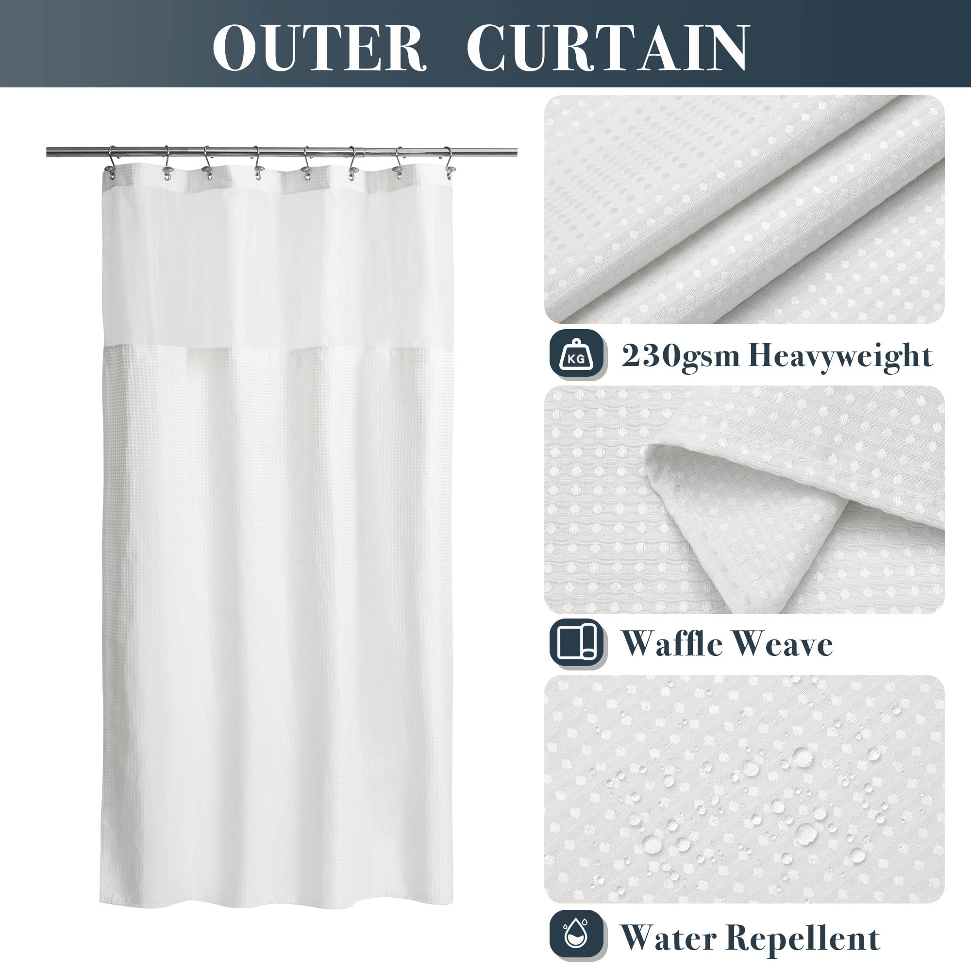N&Y HOME detachable liner for easy removal and cleaning.