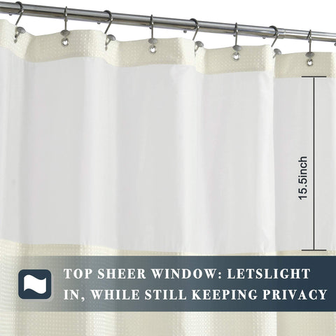 N&Y HOME mesh top window panel lets light in while keeping privacy.