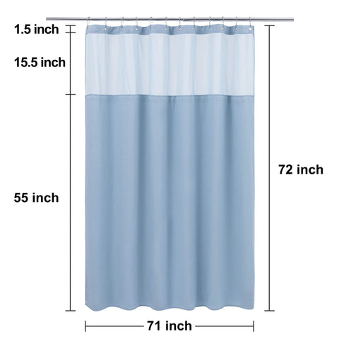 N&Y HOME rust-resistant hooks set shown for a secure shower setup.