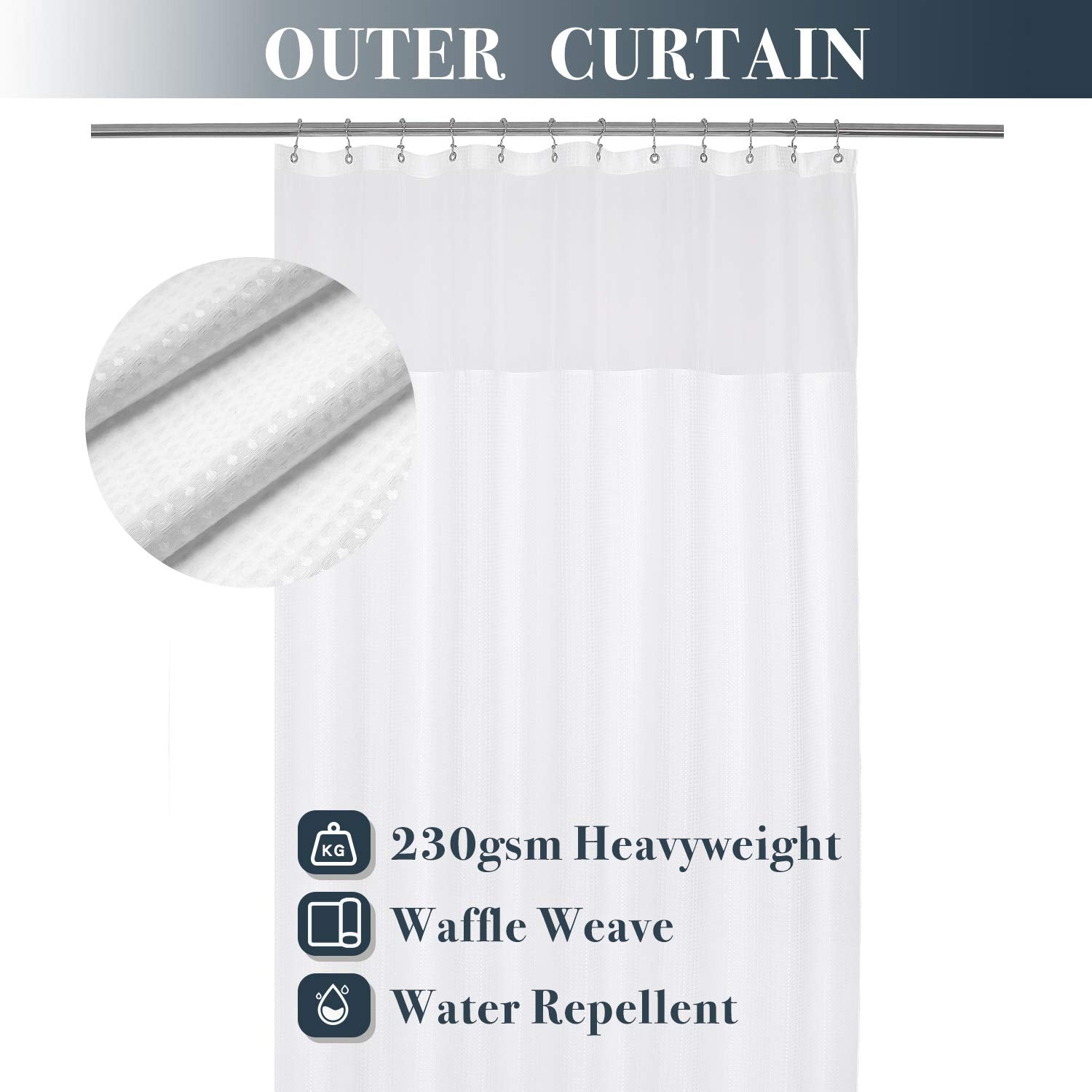 Nyhome snap-in fabric liner detachable for quick cleaning and simple replacement