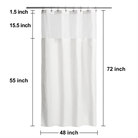 N&Y HOME water-repellent curtain helps water glide off and dry quickly.