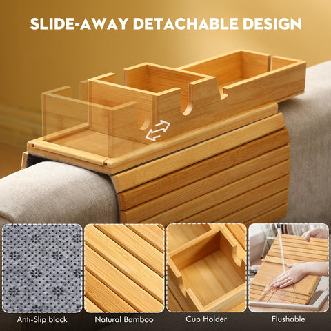 NYNSVVF detachable-cup-holder keeps cups secure while watching TV.