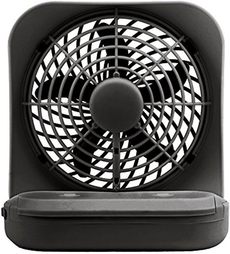 Tilt-adjustable head directs airflow where needed.