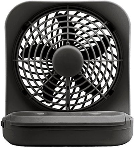 Tilt-adjustable head directs airflow where needed.