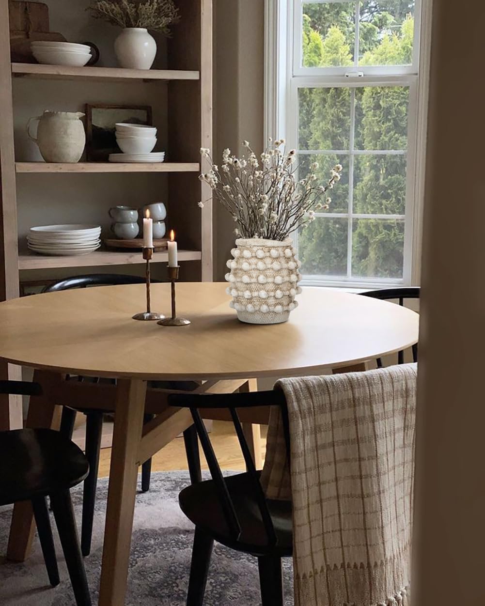 Oairse white centrepiece vase for stylish home decor.