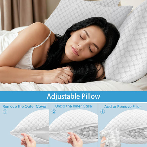 OAISZ neck and shoulder support shown for side and back sleeping
