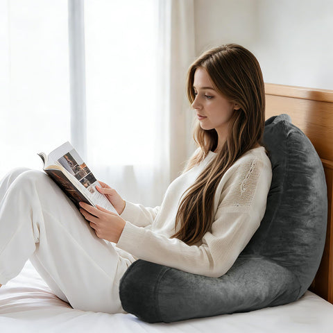 OAISZ Reading Pillow shredded memory foam adapts to your body