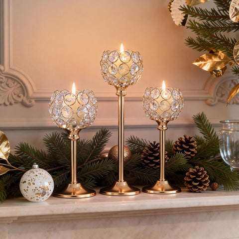Versatile centerpiece for dining rooms, fireplace mantels, and party tables