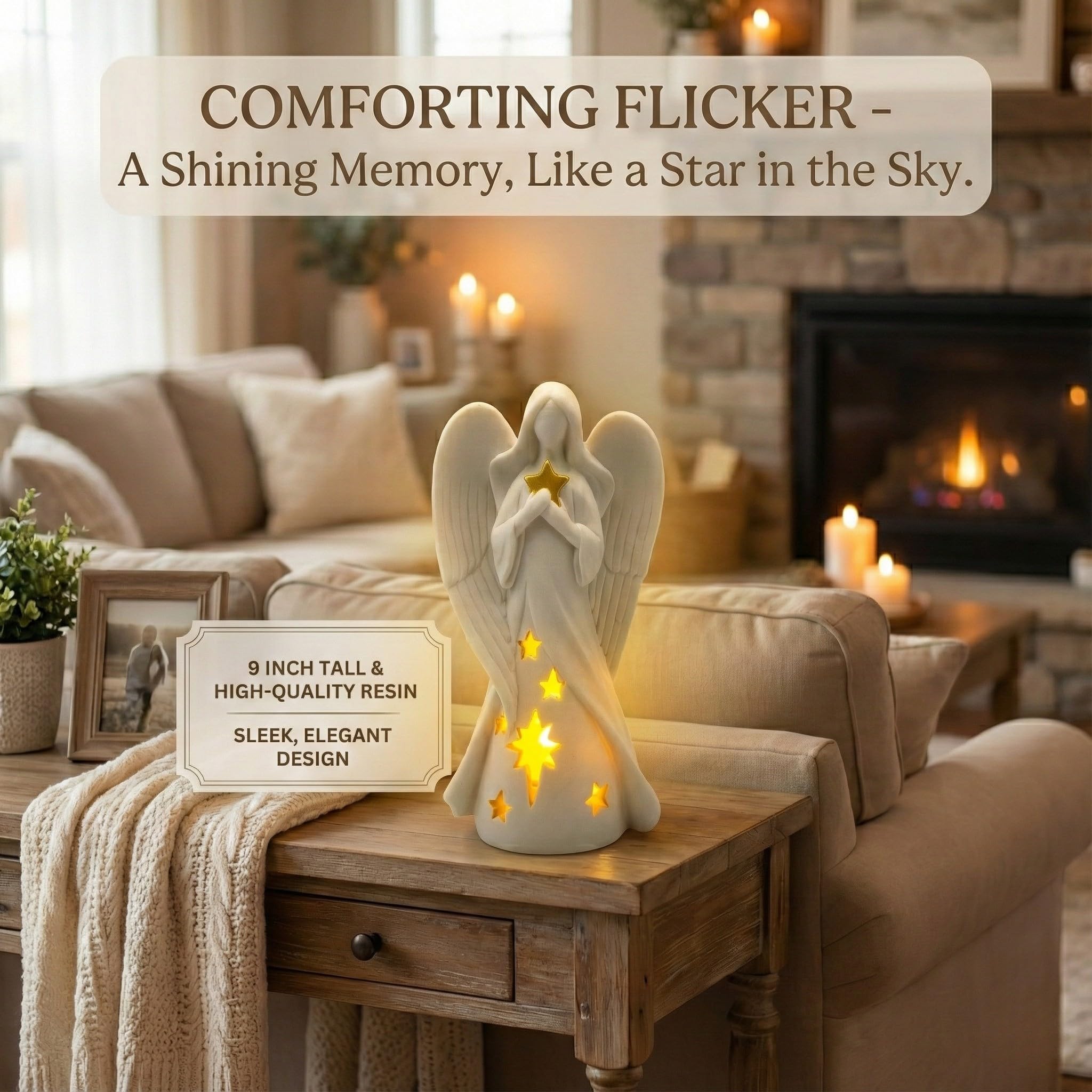 OakiWay angel-star motif reminds loved ones they are watched