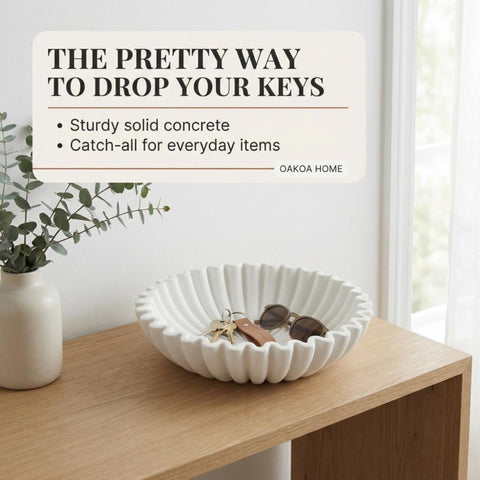 OAKOA modern kitchen decor bowl complements minimalist counters.