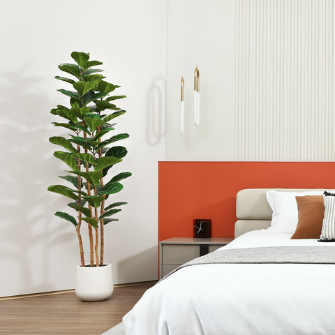 OAKRED indoor decor idea tall faux tree for entryways