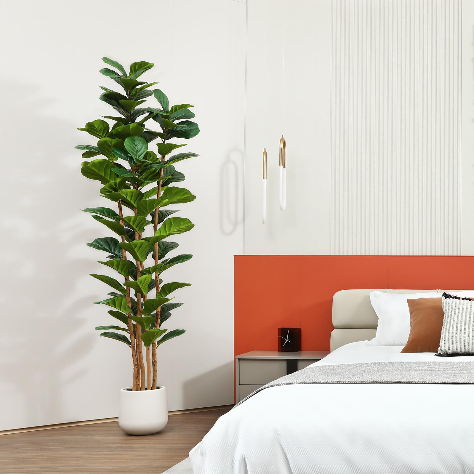 OAKRED premium faux plant stays green without watering.