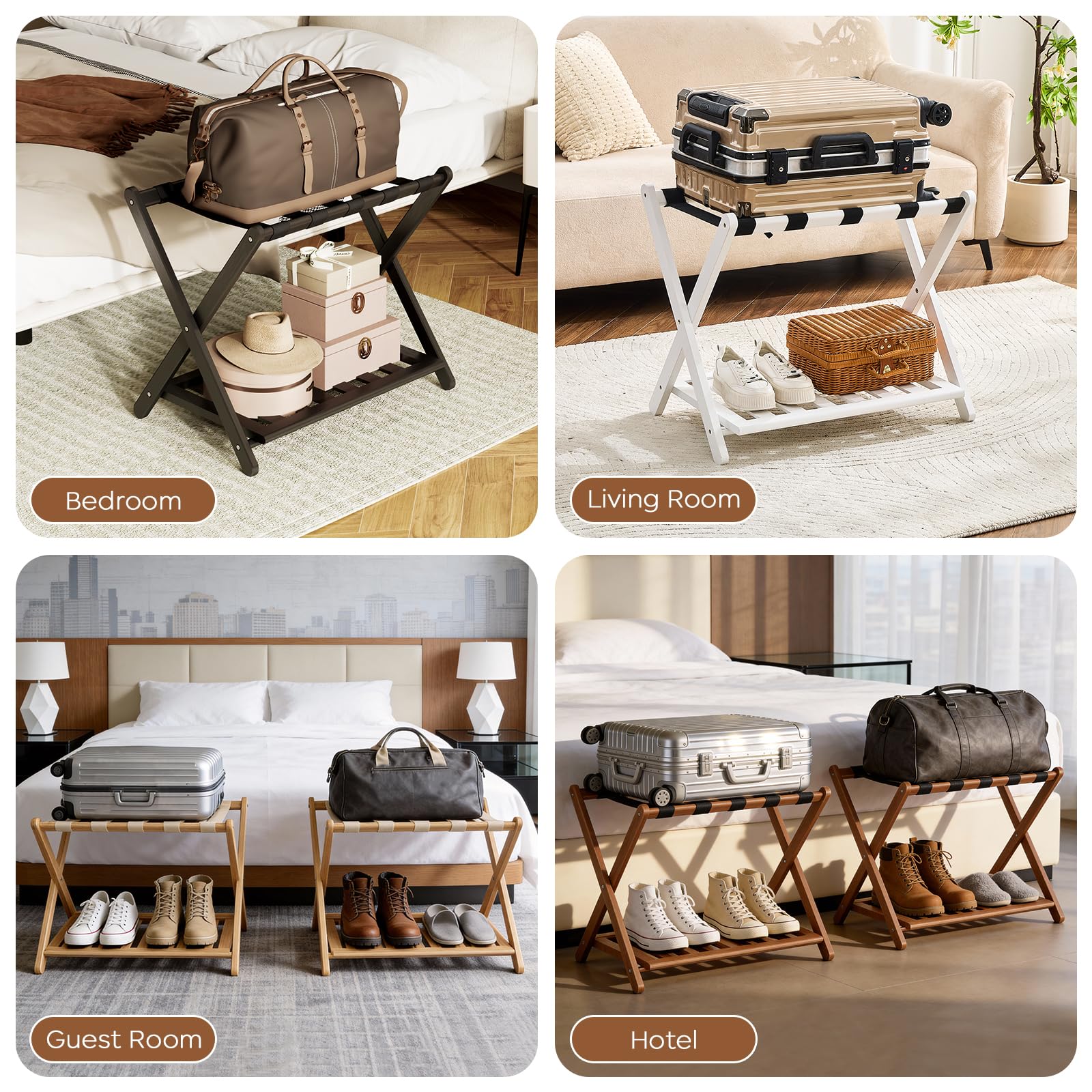 Oakvivo easy-folding design for quick storage.