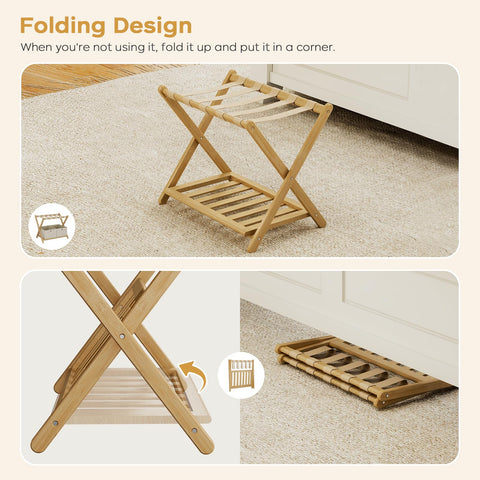 Oakvivo folding design saves space when not in use