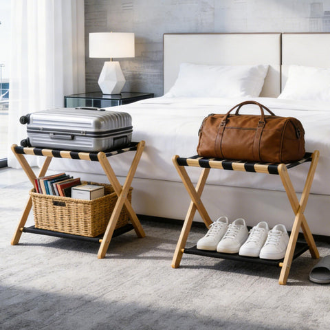 oakvivo lower shelf in durable 600D Oxford fabric.