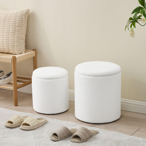 oakvivo removable lid storage ottoman ideal for clothes books and accessories