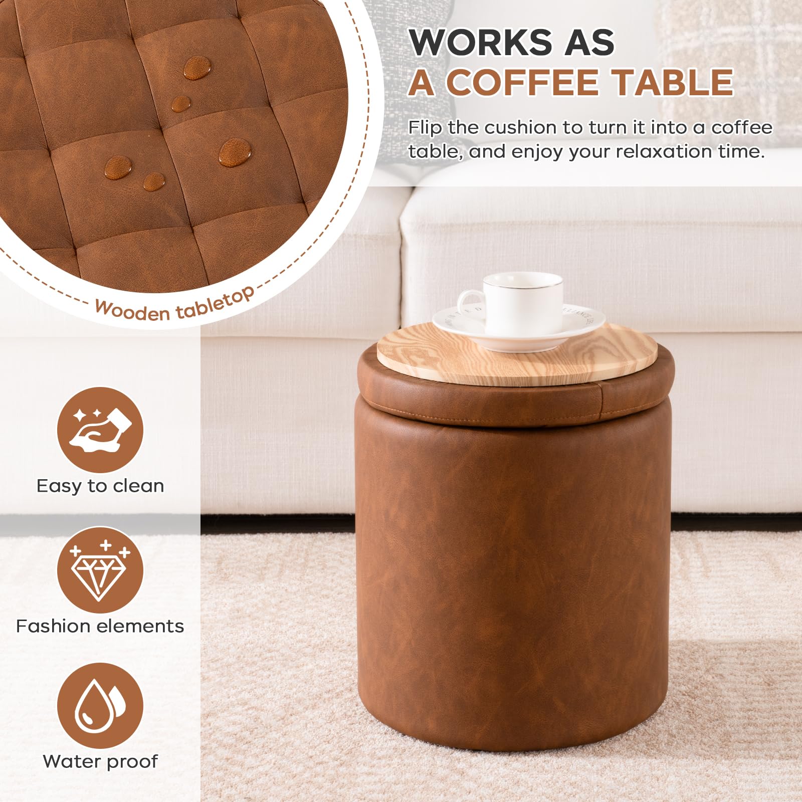 oakvivo storage interior fits blankets pillows and toys