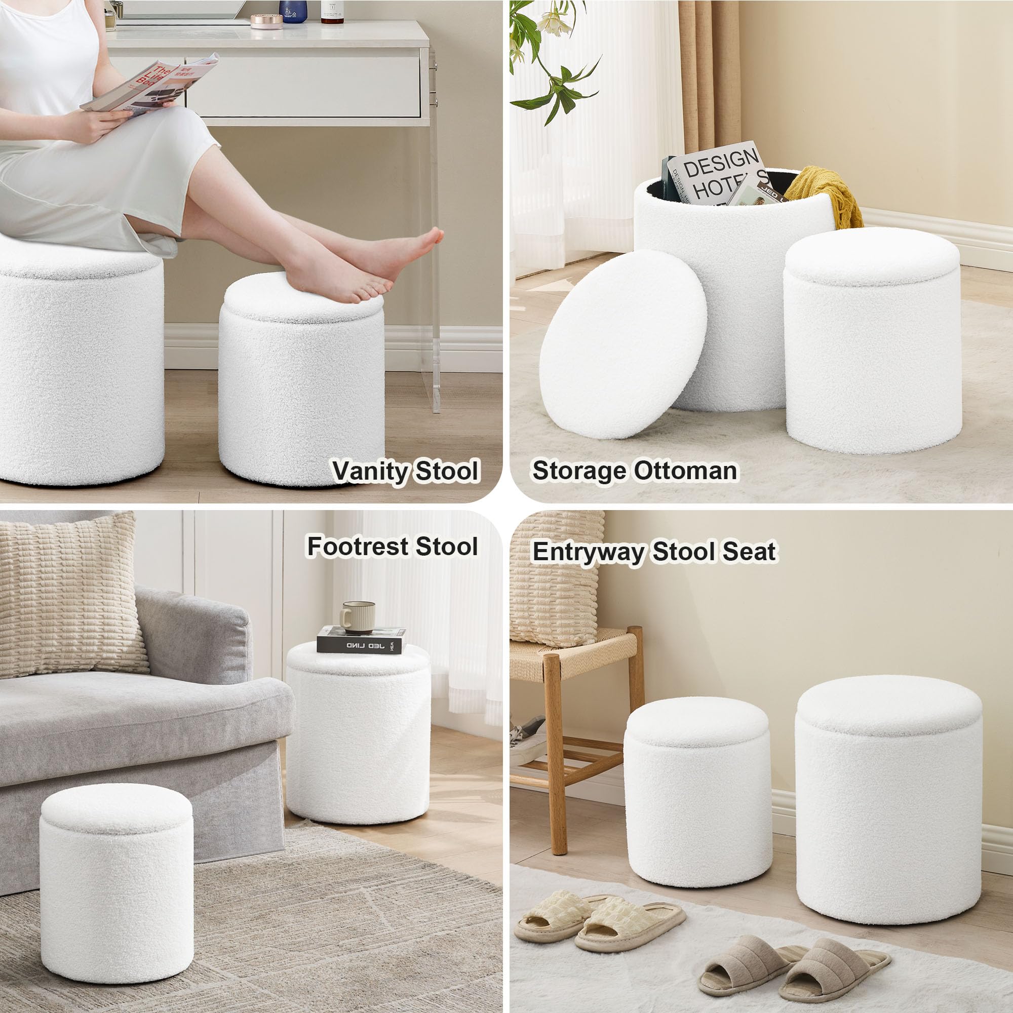 oakvivo sturdy base supports up to 330 pounds for versatile use